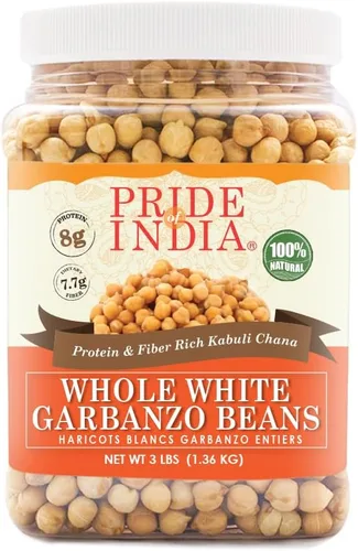 Miniatura 13 de Orgullo de la India - Lentejas Masur marrones enteras de la India, ricas en proteínas y fibra, 1.5 libras de frasco