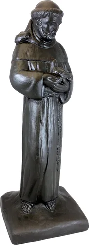 Miniatura 7 de Emsco Group 92246 Estatua de niño soñando despierto – Aspecto natural – Hecha de resina – Ligera – 40 cm de altura para jardín, BRONCE