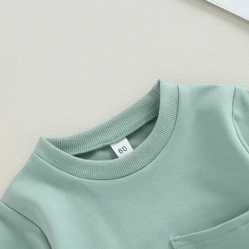 Miniatura 4 de AEEMCEM Sudadera de gran tamaño para bebé niño y niña, mameluco de manga larga, con bolsillo, con burbujas, suéter de otoño