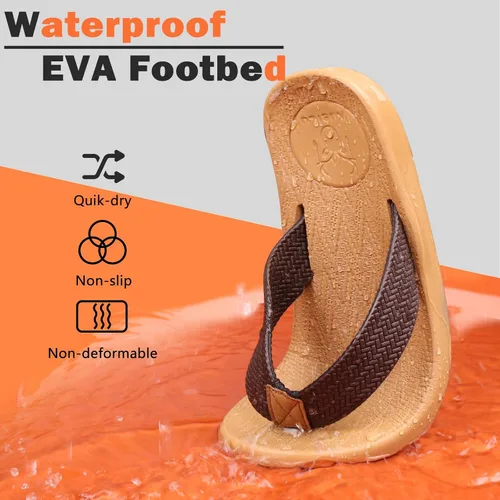 Miniatura 2 de KUAILU - Sandalias de yoga para hombre con espuma y pata de gallo
