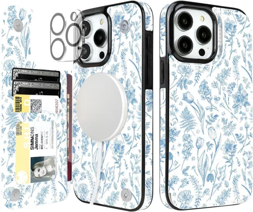Miniatura 27 de uCOLOR Funda compatible con iPhone 13 Pro Max de 6.7 pulgadas con ranura para tarjetero, función atril, doble cierre magnético y diseño de bloqueo