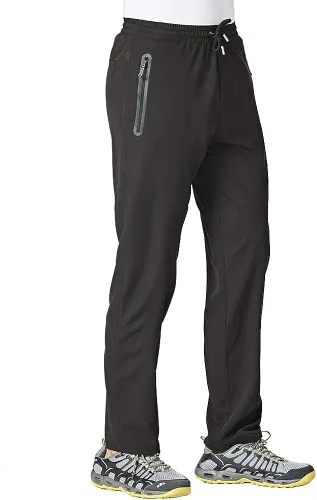Miniatura 2 de TBMPOY - Pantalones deportivos ligeros para hombre transpirables para acampar pesca correr senderismo y hacer deportes