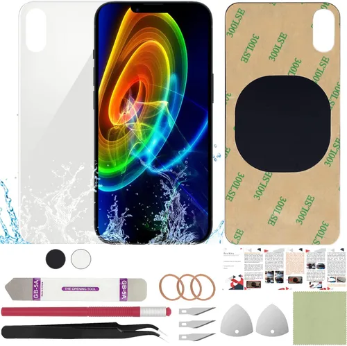 Miniatura 57 de Funda trasera de repuesto compatible con iPhone 8 de 4.7" + Herramientas profesionales (Gris espacial)