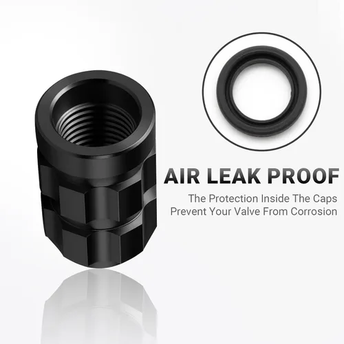 Miniatura 2 de Aluminum Tire Valve Stem Caps for Mercedes Benz GLA 2014-2020, Anti-Rust Tires Air Valve Cap Stem Covers Corrosion-Resistant Automotive Exterior