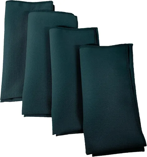 Miniatura 100 de LA Linen Paquete de 10 servilletas de popelina de poli, servilletas de tela suave, servilletas lavables y reutilizables, servilletas de mesa