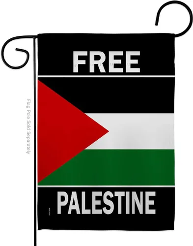 Cartel de cementerio con bandera fuerte de Palestina, decoración de pared, césped, puerta, habitación, jardín, póster de bandera palestina, tapiz