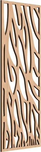 Miniatura 123 de 9 3/8"W x 24 3/8"H x 1/4"T Bristol Decorativos Paneles de Pared de Madera Calado, Cereza