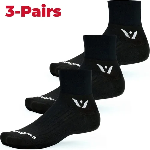 Miniatura 2 de Swiftwick - Calcetines ASPIRE TWO para correr y ciclismo, ligeros, ajuste de compresión