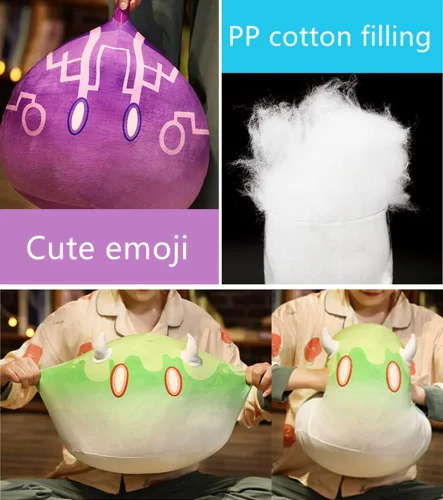 Miniatura 6 de CHAOZI0 CHAOZI0 - Almohada de peluche para niños, cojín para sofá, almohada suave de peluche para fanáticos del juego de rol (13.8 pulgadas, agua)