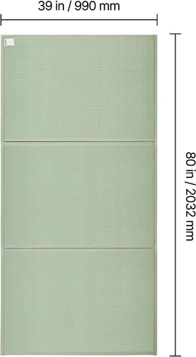 Miniatura 3 de VEVOR Tapete de tatami japonés, tamaño individual XL, colchón de tatami plegable de 39 x 80 pulgadas, césped 100% natural, colchón de suelo