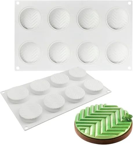 Molde de silicona para hornear pasteles, moldes de jabón, moldes de silicona en forma de flor para molde de postre francés casero para pastelería