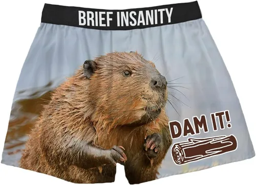 Miniatura 29 de BRIEF INSANITY Funny & Comfy Boxer Shorts and Pajama Pants for Men & Women Novelty Graphic Underwear & Loungewear