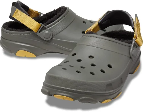 Miniatura 2 de Crocs - Zuecos unisex para adultos, todo terreno, con forro y correa de talón ajustable Oliva polvorienta