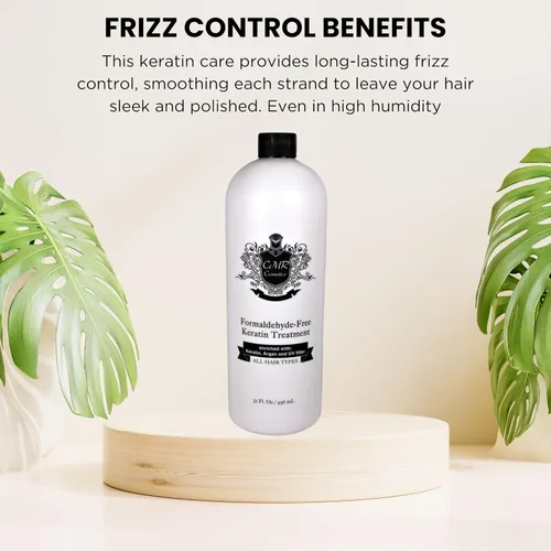 Miniatura 5 de Cuidado del cabello con queratina sin formaldehído, cuidado alisador del cabello para cabello sedoso y sin encrespamiento, enriquecido