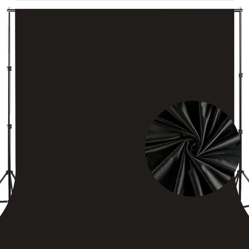 Avezano Telón de fondo negro para fotografía, fondo virtual Chromakey para video de alta densidad con pantalla verde para fotos (verde, 6 x 9.5 pies)