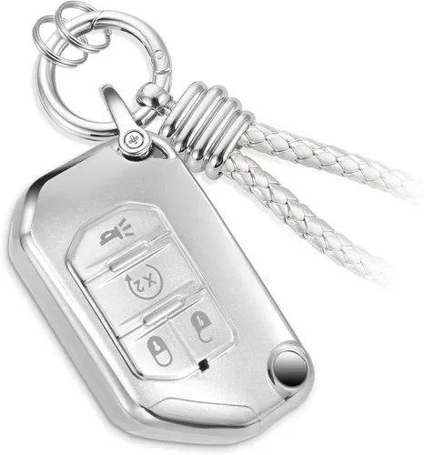 Miniatura 13 de para Cadillac - Funda para llavero con cuerda trenzada metálica, funda suave mejorada para 2020 en adelante CT4 CT5 CT6 XTS XT4 XT5 ATS, etc.
