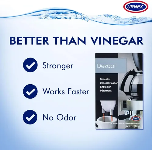 Miniatura 5 de Solución descalcificante en polvo – 4 usos – Removedor de sarro activado para uso con Keurig 1.0/2.0, máquinas de café y espresso caseras, teteras