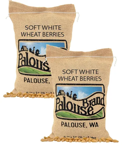 Miniatura 13 de Palouse Brand Granos de Trigo Blanco Suave Certificados Sin Residuos de Glifosato 1 LB Cultivado por Familias en el Estado de Washington 100%