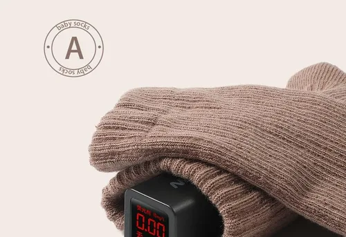 Miniatura 2 de QandSweet Calcetines de algodón peinado para bebé, calcetines de tobillo antideslizantes para recién nacidos