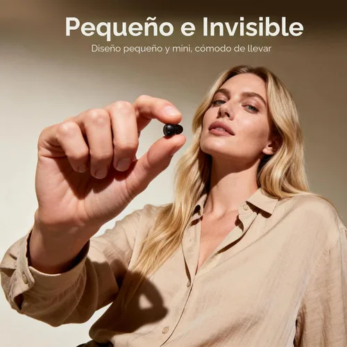 Miniatura 3 de Yihou Auriculares Audífonos Inalámbricos Bluetooth Invisibles Pequeños Mini para Dormir, Cómodos Diminutos para Dormir, los Más Pequeños de Perfil