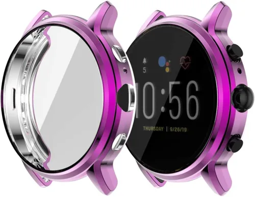 Miniatura 11 de Hemobllo Accesorios compatibles con Fossil Gen 5 The Carlyle HR - Carcasa protectora con marco protector de pantalla