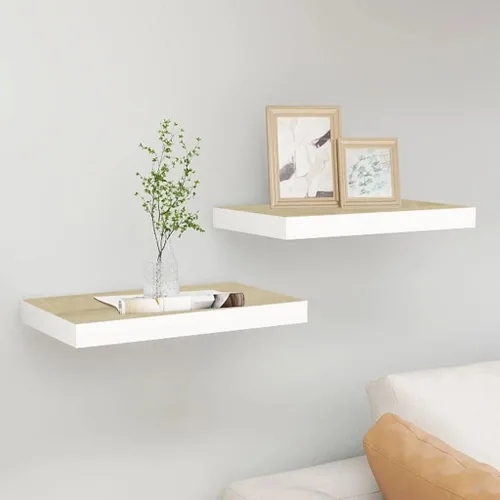 Miniatura 166 de Estantes flotantes de pared, juego de 4 estantes decorativos para montar en la pared, estante colgante con soportes invisibles para decoración