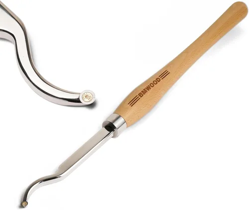 Miniatura 15 de Juego de dos piezas de hoja redonda con punta de carburo TCT de 0.350x0.079 in-30° para herramientas de ahuecamiento.