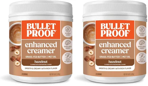 Miniatura 13 de Bulletproof Crema original, 29.6 onzas, crema de café Keto con aceite MCT y mantequilla alimentada con pasto, oferta de valor, el embalaje puede