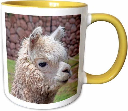 Miniatura 12 de 3dRose Taza de café, tamaño - 11oz - Perú. Alpaca Wildlife, Awana Kancha, Valle de Urubamba - SA17 KWI0128 - Kymri Wilt Wildlife - divertido regalo