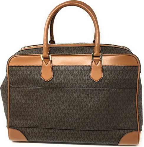 Miniatura 4 de Michael Kors Signature - Bolsa de viaje de PVC color marrón