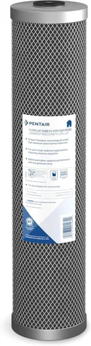 Miniatura 7 de Pentair Pentek FloPlus-20 Filtro de agua de carbono, 20 pulgadas, cartucho de repuesto de bloque de carbono moldeado modificado para toda la casa