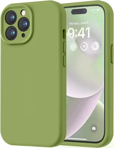 Miniatura 257 de LOVE 3000 Compatible con Funda para iPhone 15, [Cámara de Cobertura Completa de Silicona Suave] [Protección contra Caídas de 8 pies], Forro de Negro
