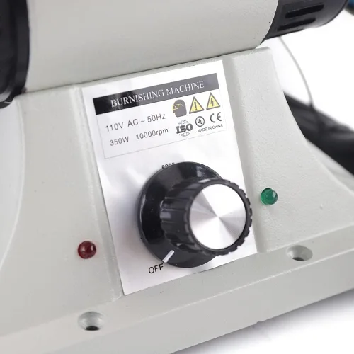 Miniatura 7 de Bruñidor de cuero, herramienta de pulido de cuero de 110 V, máquina profesional de pulido de borde de cuero, 8000 rpm ajustable, máquina de pulido