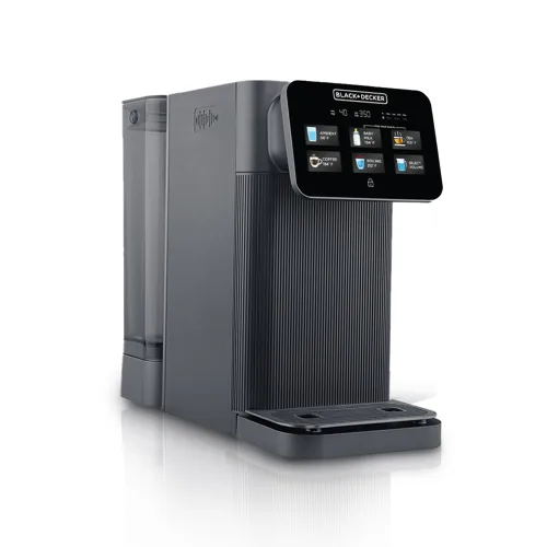 BLACK+DECKER Filtro de agua RO+UV para encimera | Agua caliente y ambiental | Sistema de filtración de 5 etapas con remineralización | Probado por