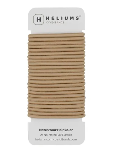 Miniatura 17 de Cyndibands Cintas para el cabello gris – Soportes elásticos de cola de caballo de 0.157 pulgadas – Combina con tus bandas de color de cabello – 24
