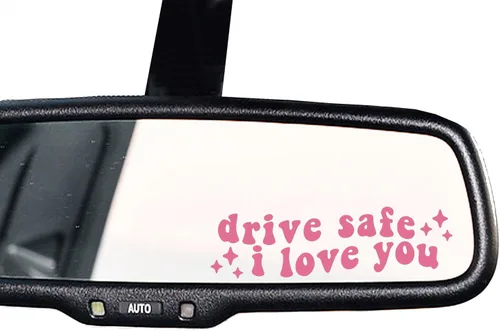 Miniatura 27 de 2 calcomanías de vinilo con el texto “Hello Gorgeous” para espejo retrovisor, amor propio, cuidado personal, para la ventana del auto y laptop