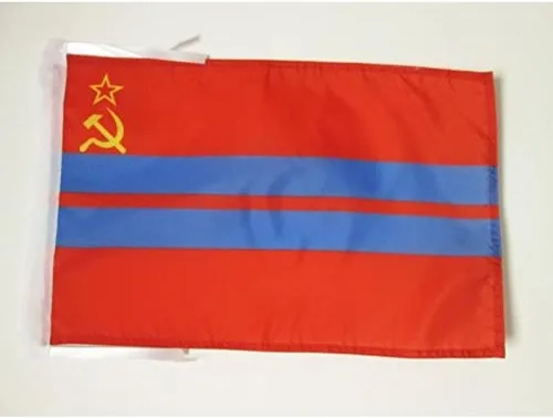 Miniatura 1140 de Bandera de México AZ FLAG, 45.7 x 30.5 cm, con cordones - Pequeñas banderas mexicanas de 30 x 45 cm - Bandera de 45.7 x 30.5 cm