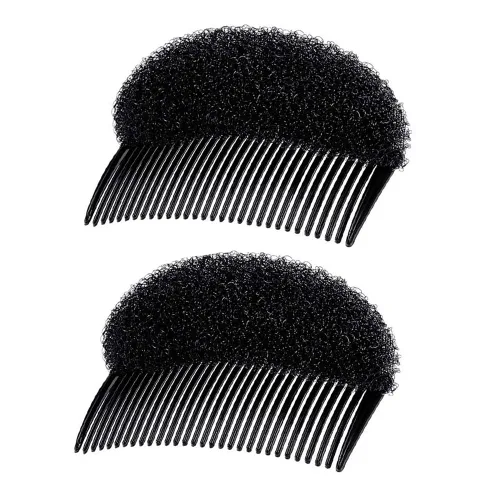 Miniatura 8 de ericotry Peine para el cabello, 2 piezas encantadoras inserciones de volumen para decoración del cabello, peine de esponja de espuma, herramienta