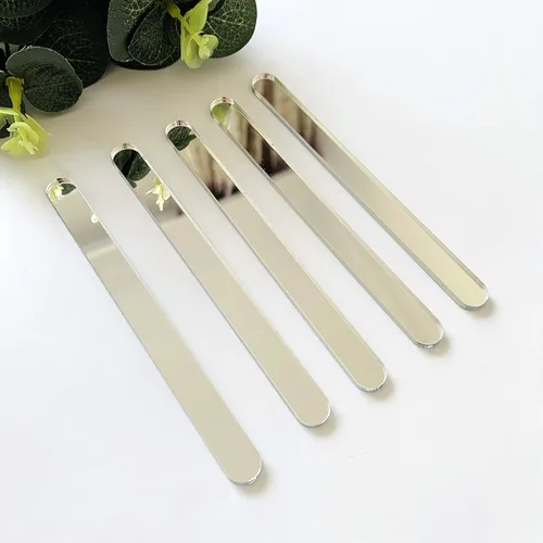 Miniatura 11 de 20 palitos acrílicos para helado de helado y manzana (transparente)