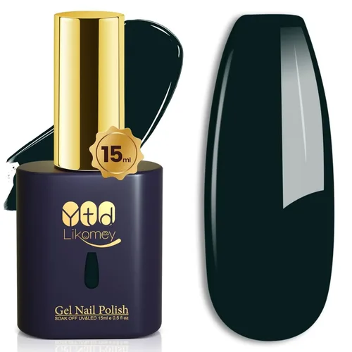Miniatura 45 de YTD Likomey Esmalte de uñas de gel blanco, 0.5 onzas líquidas, manicura y pedicura para manicura y pedicura de verano, esmalte de color UV, 0.5