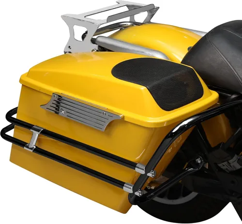 Miniatura 3 de TCT-MOTORPARTS Soporte de Montaje en Riel para Guardabarros de Bolsa para Harley Touring 1997-2008 FLHR y FLHT (Reemplazo H-D#91216-97)