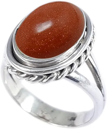 Miniatura 22 de Anillo fino de plata esterlina 925 para mujer, hecho a mano, joyería de piedras preciosas, anillo de moda (1379)