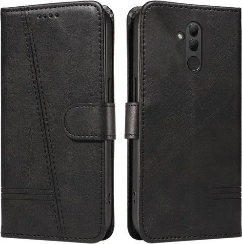 Miniatura 93 de Funda con tapa para Huawei Nova Lite 3, protección de 360 grados, a prueba de golpes, de piel sintética, con función atril y 3 ranuras