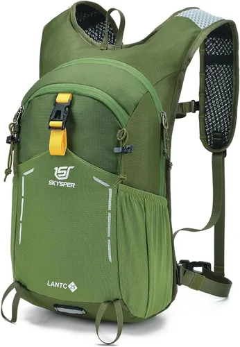 Miniatura 13 de SKYSPER Mochila de senderismo pequeña – Mochila de viaje de 15 L, ligera, resistente al agua, mochilas de senderismo para mujeres y hombres