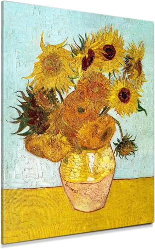 Miniatura 38 de Serie de pinturas de Vincent Van Gogh (favoritos). Reproducción de arte clásico de Van Gogh, impreso en lienzo Noche estrellada