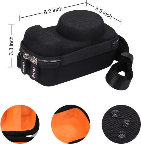 Miniatura 7 de Mchoi Funda de viaje rígida de EVA para cámara digital sin espejo Sony Alpha a6000/a6400/a6600/a6100/a5100, solo funda