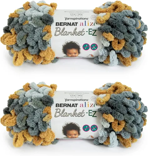 Miniatura 27 de Bernat Alize Blanket-EZ - Ovillo de lana, color crema