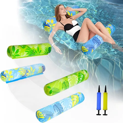 Inflatable Pool Floats Adult,5 Pack Multi-Purpose Pool Float Water Hammock,Pool Float Chair-Swimming Pool Raft,Pool Hammock Floaties for Adults