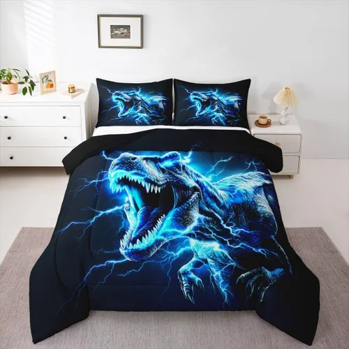 Miniatura 39 de Feelyou Juego de edredón con estampado de elefante étnico para niñas y niños, edredón de elefante, estilo bohemio exótico, juego de ropa de cama