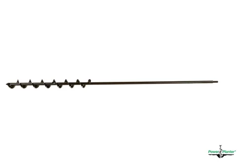 Miniatura 2 de Power Planter Taladro de bombilla y herramienta para plantas de cama, broca de taladro de jardín de 2 x 48 pulgadas con accionamiento hexagonal